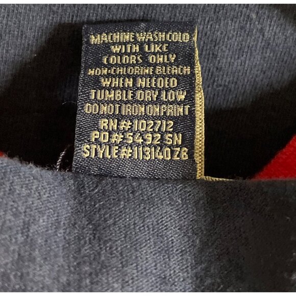 Vintage US Polo Assn Mens Size Medium Blue & Red Short Sleeve T-shirt - Picture 8 of 8